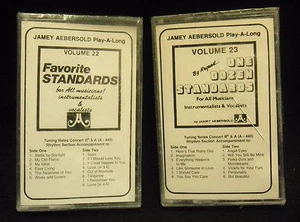 Jamey Aebersold Play-A-Long Cassettes Volumes 22 & 23 New Sealed Cassettes Only - Picture 1 of 2