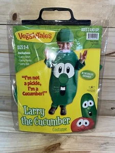 VeggieTales Larry The Cucumber Halloween Costume 2-4 years NWT Boys Girls - Picture 1 of 3