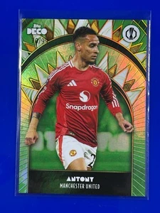 Antony Manchester United 70/99 Green 2024/25 Topps Deco UCC - Picture 1 of 3