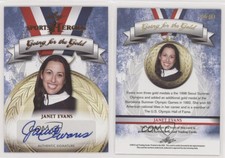 2013 Leaf Sports Heroes Going for the Gold Janet Evans #GG-JE1 Auto