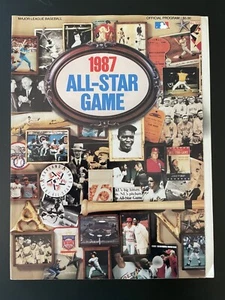 1987 MLB All-Star Game Program NL AL unscored NM-Excellent Oakland Coliseum - Picture 1 of 13