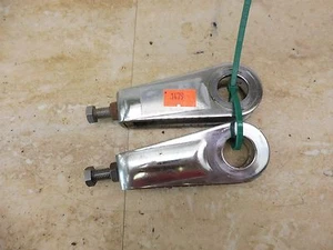 1980 Honda CB650 CB 650 H1479' rear wheel adjusters set pair - Picture 1 of 3