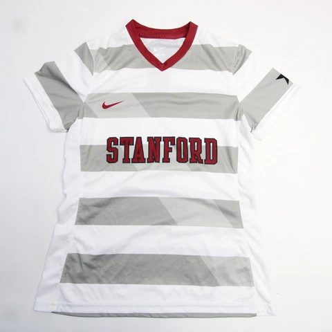 Stanford Cardinal Nike Game Jersey - Soccer Women's White/Beige Used Cover