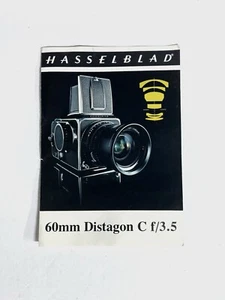 GENUINE HASSELBLAD 60/3.5 DISTAGON C SALES BROCHURE - Picture 1 of 2