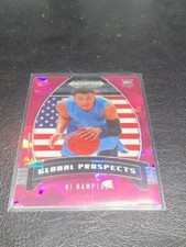 2020-21 PANINI PRIZM DRAFT PICKS PINK CRACKED ICE PROSPECTS RJ HAMPTON RC