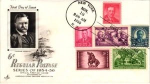 #1039a Teddy Roosevelt -6 Stamp Teddy Combo UNIQUE-Artcraft Cachet - Picture 1 of 1