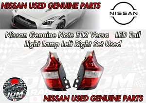 Nissan Genuine Note E12 Versa LED Tail Light Lamp Left Right Set Used - Picture 1 of 11