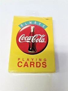 Vintage 1994 "ALWAYS COCA-COLA" Playing Cards Poker Deck NEW Sealed - Picture 1 of 2