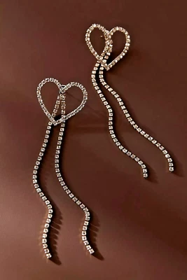 Nuevos Pendientes Anthropologie Shashi Corazón Cristal Con Bolsa de Regalo Foto 1 de 4