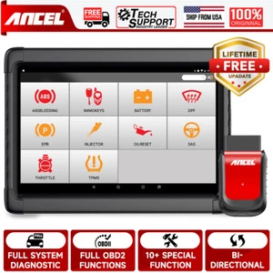 Ancel X6 Automotive Code Reader Bi-directional OBD2 Scanner Diagnostic Tablet - Picture 1 of 17