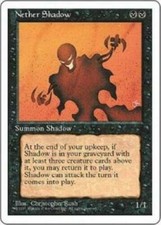 Nether Shadow 4th edition MtG NM 1995