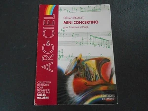 ♫ Livre - méthode - Mini Concertino pour trombone et piano Olivier Renault ♫ - Picture 1 of 2