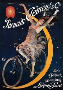 VINTAGE Bicycle Advertising Poster CANVAS ART PRINT 16"X 12" - Picture 1 of 1