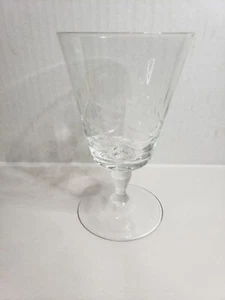 Vintage Handblown Crystal Water Glass Goblet - Picture 1 of 7