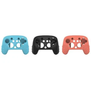 Griff Silikon Schutzhülle für Switch2 Pro Controller Schwarz Blau Orange cdc3 - Bild 1 von 19