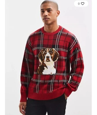 Urban Outfitters Tartan Beagle Sweater - Image 1 of 4