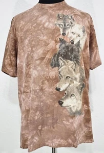 Camisa De Colección 1999 The Mountain AOP WOLVES Tie Dye Wildlife De Colección Y2K Para Hombres XL 🔥 - Imagen 1 de 12