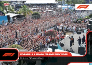 ➠ Topps Now Fórmula 1 2022 #19 Fórmula 1 Gran Premio de Miami 2022 - Primera carrera - Imagen 1 de 2