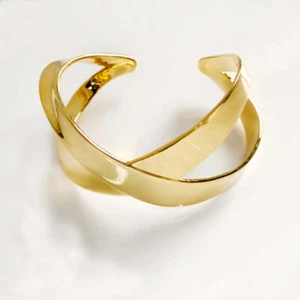 Brazalete Talbots Chapado en Oro Geométrico Distintivo Brazalete Mujeres Fiesta Vacaciones Joyería - Imagen 1 de 4
