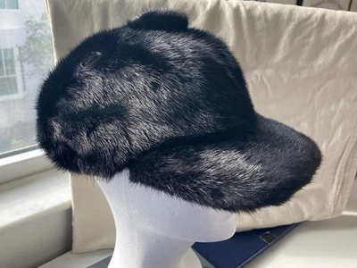 Black Canadian Mink Hat, Ladies Size Medium, By Mitchie’s Matchings - Image 1 of 4