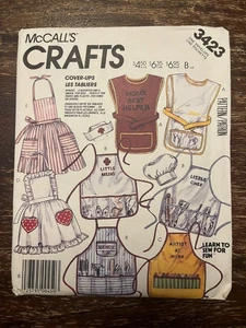 McCall's 3423 ungeschnittenes Schnittmuster, Kinderschürzen - Bild 1 von 2