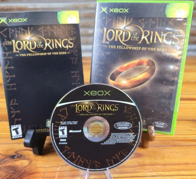 Lord of the Rings The Fellowship of the Ring Xbox + Complete Tested NICE! - Image 1 of 4