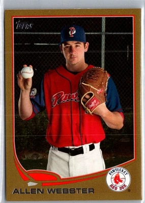 2013 Topps Pro Debut Gold /50 Allen Webster #38 - Image 1 of 2
