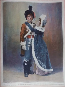 Theatre press illustration; Mrs. Simon-Girard and Mr. Brewer in "Miss George" - Picture 1 of 1