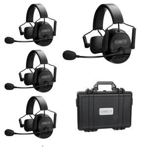 CAME‑TV Kuminik8 Single-Ear 4‑Pack Headset