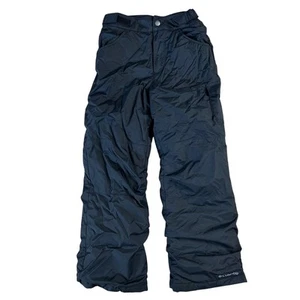 Columbia Kids Snow Pants Size Medium Outgrown Black Insulated Lined Winter - Picture 1 of 8