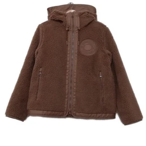 Auth BURBERRY LONDON ENGLAND Logo Graphic Hooded Jacket 8057809 Light Brown - - Picture 1 of 8