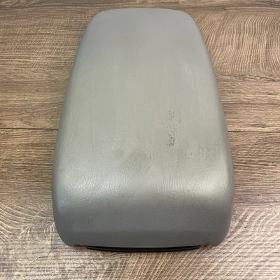 2000-2007 Ford Taurus Center Console Leather Armrest Top Lid Cover OEM Gray - Image 1 of 4