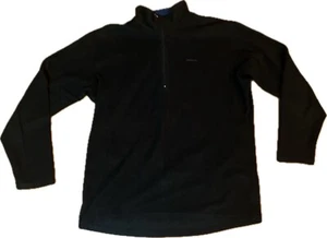 Vintage Patagonia Synchilla Men’s L Black Fleece 1/4 Zip Sweater Jacket USA EUC - Picture 1 of 12