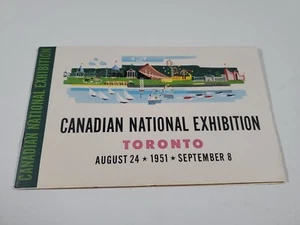 Canadian National Exhibition Toronto 1951 Program Pamphlet Flyer - Picture 1 of 10