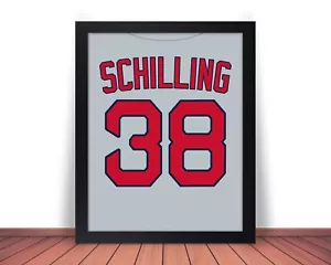 Framed CURT SCHILLING Photo Picture BOSTON RED SOX comparable 8x10 11x14 (JZ R) - Picture 1 of 14