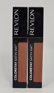 2 REVLON COLORSTAY SATIN INK LIQUID LIP COLOR / LIPSTICK 003 "IN SO DEEP" NEW - Picture 1 of 2