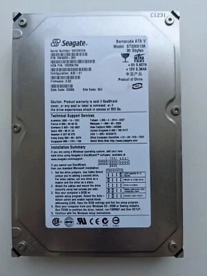 Seagate ST330013A 30GB IDE 3.5 HDD Hard Drive - Image 1 of 4
