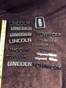 Lincoln Emblem Lot Key Hole Cover Town Ford Motor Company