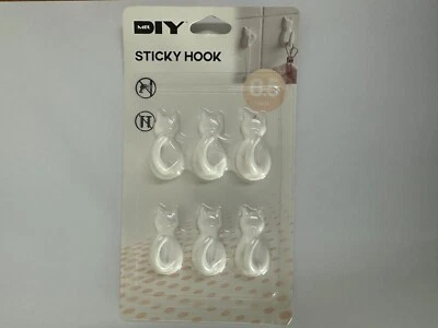 Sticky Hook Cat Design - Image 1 of 4