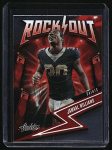 Jamaal Williams 2023 Panini #20 2023 Panini Absolute New Orleans Saints Rock Out - Picture 1 of 2