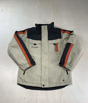 Columbia Sportswear Company Invierno Esquí Juvenil 10-12 Beige Chaleco Chaqueta Foto 1 de 4