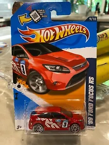 2012 Hot Wheels 129 Hw Tutti Stars 9/3m09 Ford Focus Rs Rossi Con / Cromo 10 - Foto 1 di 1