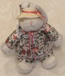Peluche Chrisha Playful 1988 de colección nuevo con etiquetas peluche suave N' Cuddly conejito de Pascua 15" NUEVO/NOSOTROS - Imagen 1 de 6