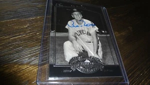 2005 UPPER DECK PAST TIME PENNANTS AL ROSEN AUTOGRAPHED BASEBALL CARD - Picture 1 of 2