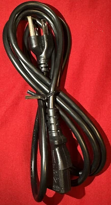 6FT COMPUTER POWER SUPPLY AC CORD CABLE WIRE FOR HP DELL ACER DESKTOP PC SYSTEM - Image 1 of 2