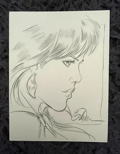 BILLY TUCCI BOCETO ORIGINAL ARTE VAMPIRELLA (NUEVO) FIRMADO 8,5X11 - Imagen 1 de 3