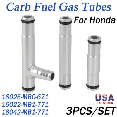 CARB FUEL GAS TUBES ALUMINUM ALLOY FOR HONDA MAGNA SABRE VF 700-750 1100 1983-86 - Image 1 of 4