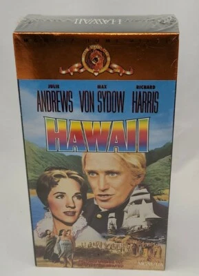 Hawaii (1966/VHS 1990) Movie Starring Julie Andrews sealed  - Image 1 of 3