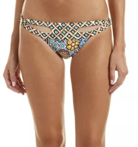 Trina Turk Swim Madagascar Hipster Bikini Bottom Cutout Front Size 12 - Picture 1 of 4