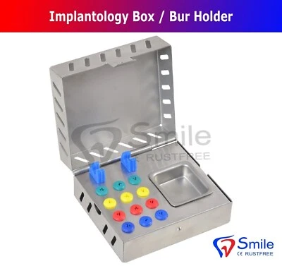 Sterilization Box For surgical Implant Instrument With Silicone Pads Shanzi UK